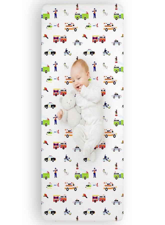 Wildkin Kids 100% Microfiber Crib Sheet – Soft, Breathable Fitted Sheet - Heroes - Image 1